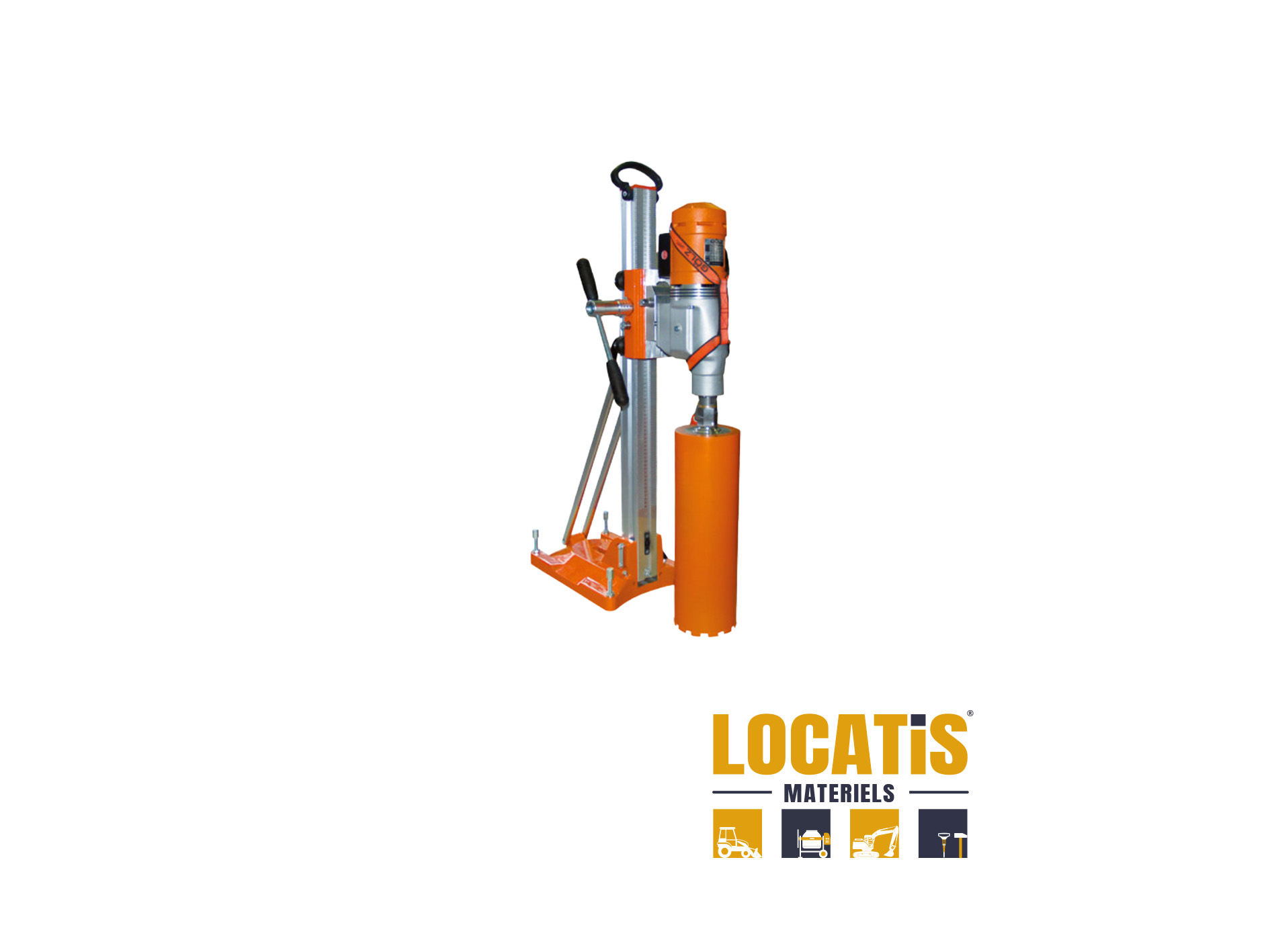 Carotteuse avec Fixation rapide moteur KB250 max Diam 350